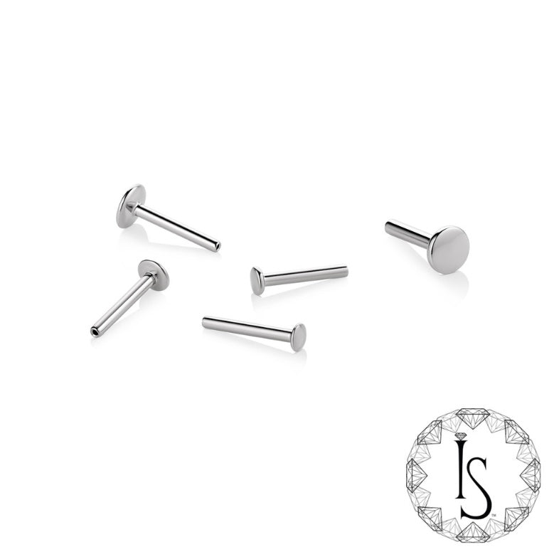Wholesale Titanium Threadless Fixed End Post Pack of 10