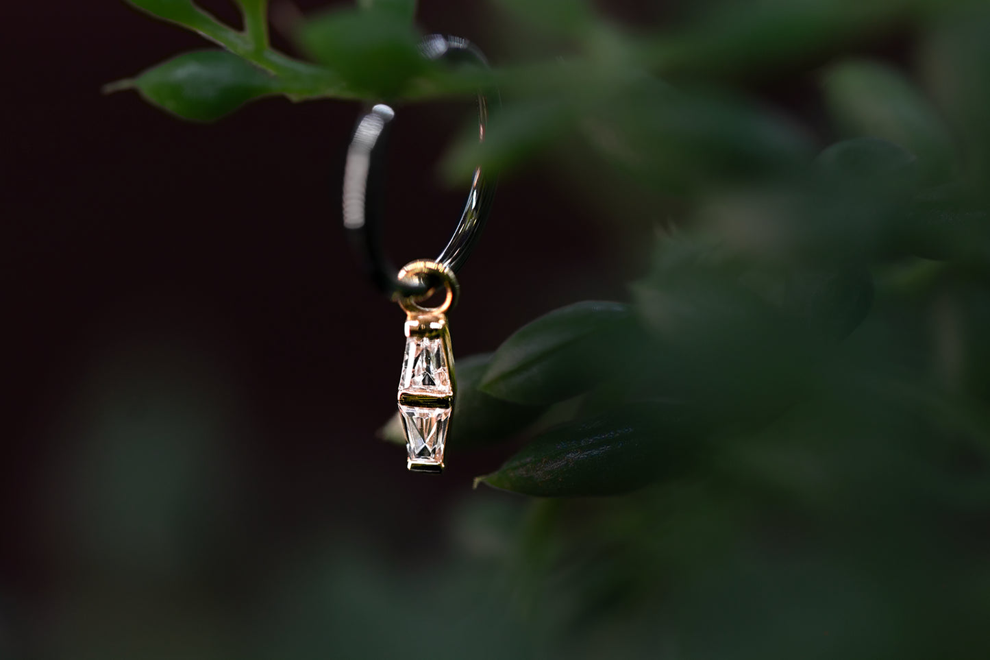 Tapered Baguette Charm