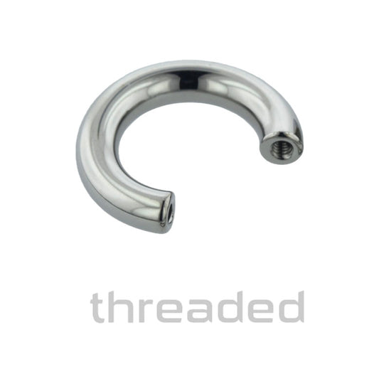 Threaded Circular Barbell (Post Only) • Titanium