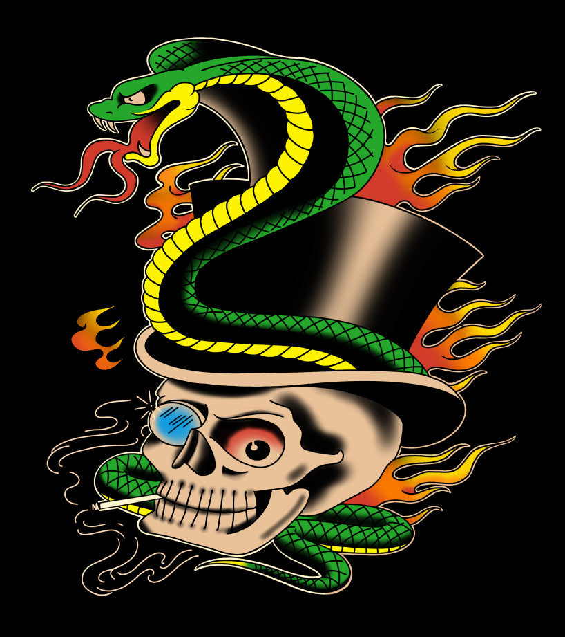 King Street Tattoo Shirt Snake