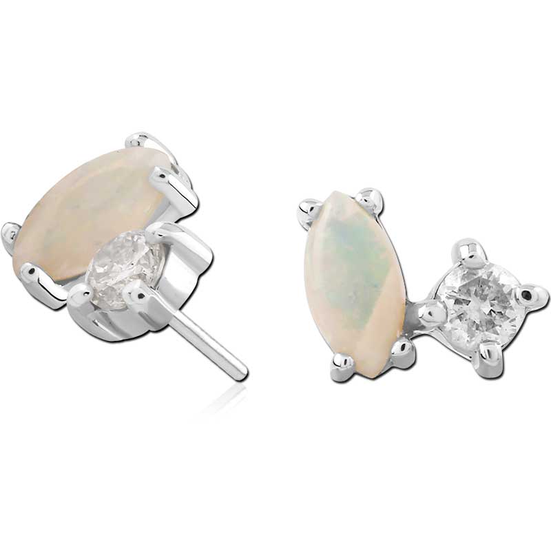 Opal & Diamond Duo