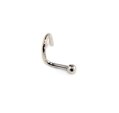 Titanium Gem Nostril Screw