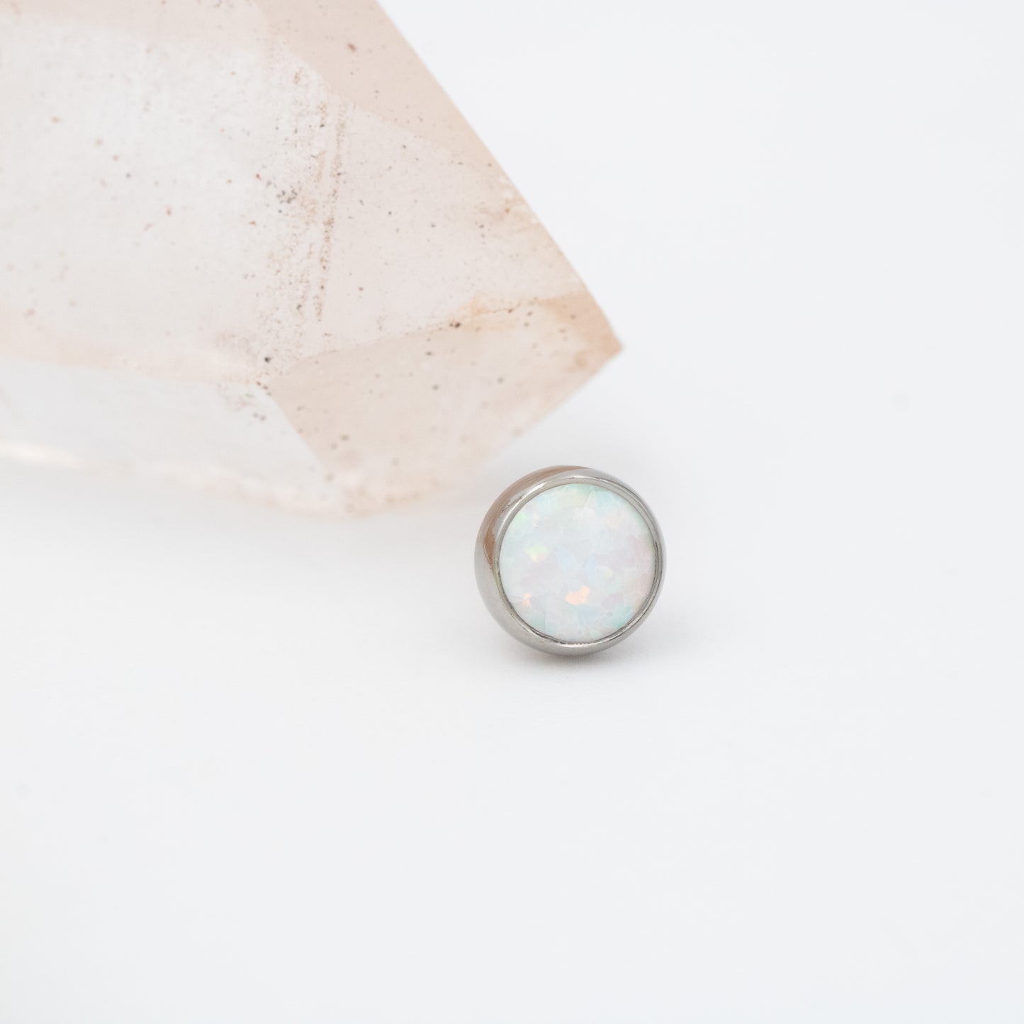 Flat Cabochon Synthetic Opal