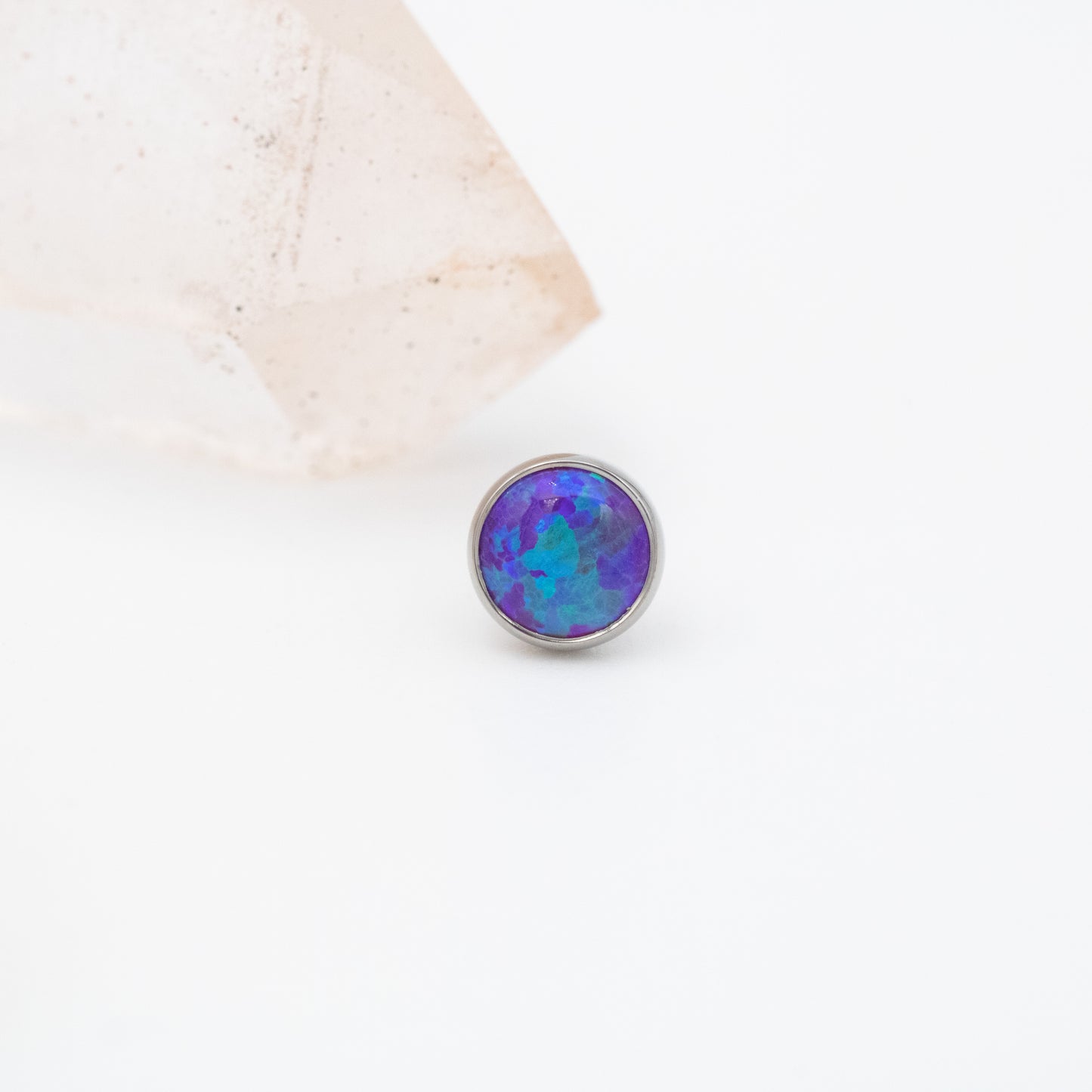 Flat Cabochon Synthetic Opal