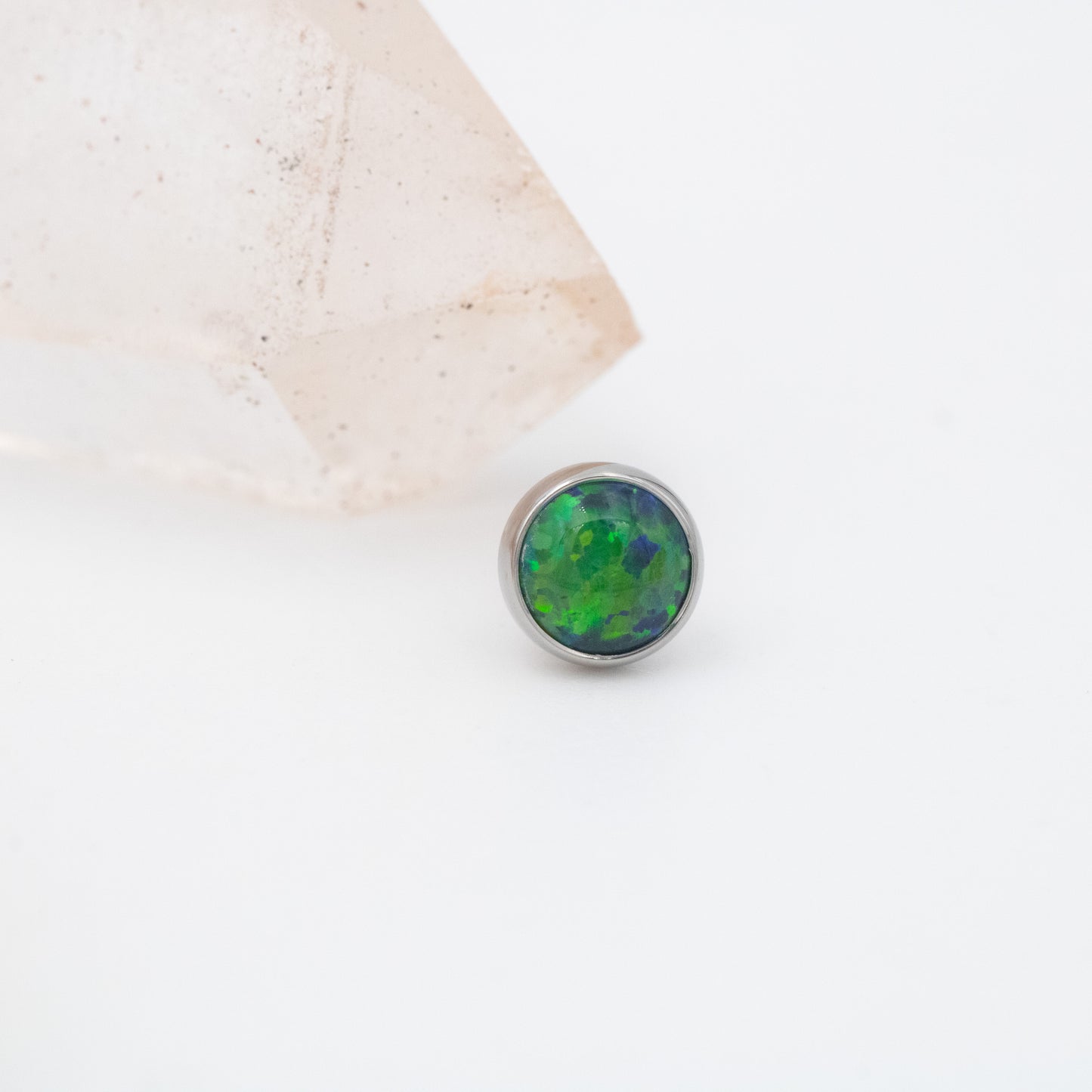 Flat Cabochon Synthetic Opal